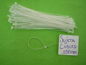 SUJETA CABLES 150MM C/1000