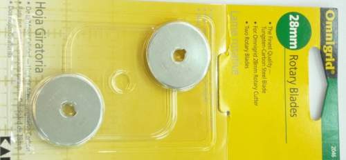 CUCHILLA REPUESTO 28MM C/2 PIEZAS