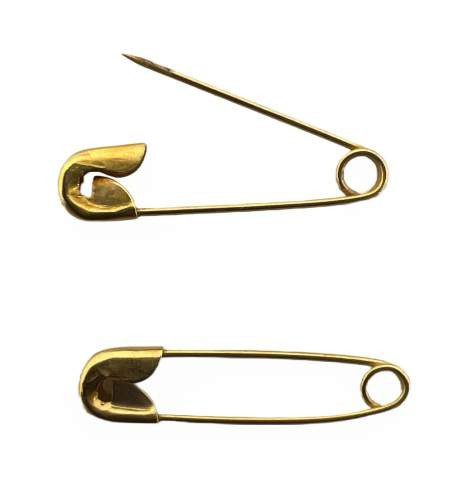 SEGURO  000 DORADO C/144 PIEZAS