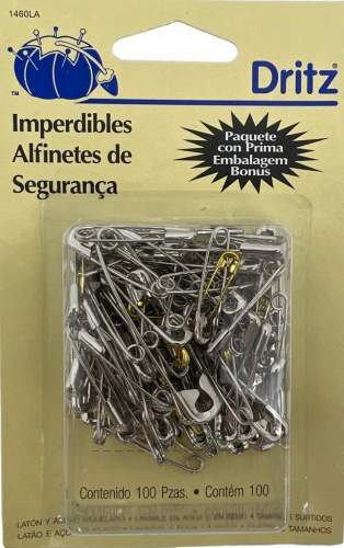 SEGUROS SURTIDOS TAM 00 A 4 C/100 PIEZAS