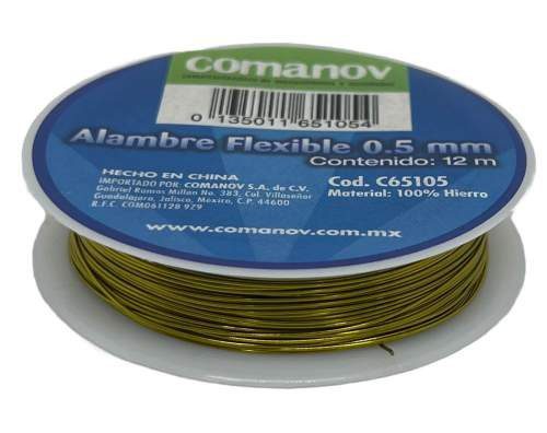ALAMBRE FLEXIBLE .5MM C/ 12M
