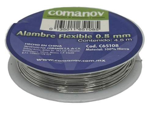 ALAMBRE FLEXIBLE .8MM C/ 4.5 M
