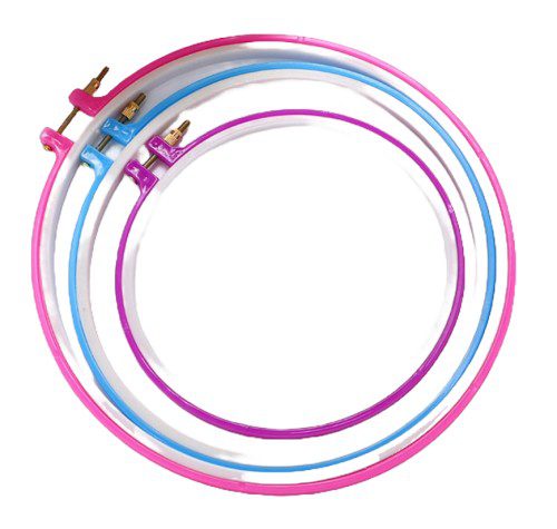 BASTIDOR PLASTICO C/ 3 PIEZAS (20CM,24CM,28CM)