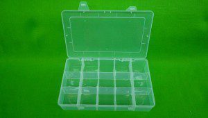 CAJA ORGANIZA PLAST 27.5X17.5X5.7CM C/15 DIV