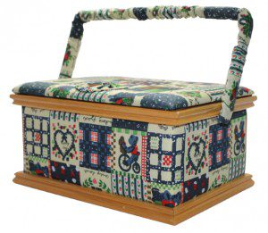 COSTURERO RECT AZUL GDE 24X17X12CM