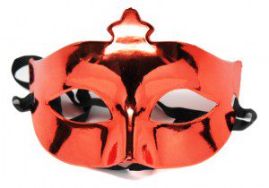 1/2 MASCARA LISA COLOR METALICO