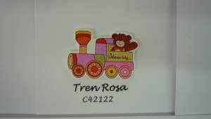 FIGURA MAD TREN ROSA C/20
