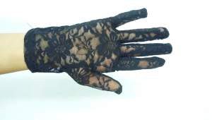 GUANTE DE ENCAJE ELASTICO 21CM