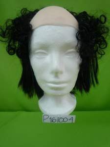 PELUCA CALVO PELO NEGRO