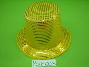 SOMBRERO BOMBIN CON LENTEJUELA