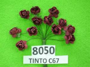 FLOR PAPEL ROSA 15MM C/144