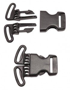 HEBILLA CON 3 ENTRADAS 25MM C/50 PIEZAS