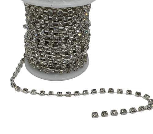 PIEDRA CRISTAL SS14 BASE METAL C/10 METROS