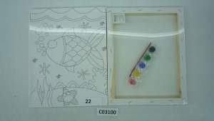 LIENZO 24 X 30CM DIBUJADO