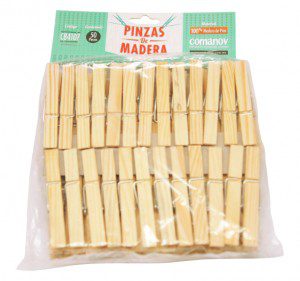 PINZA MADERA 7CM C/50